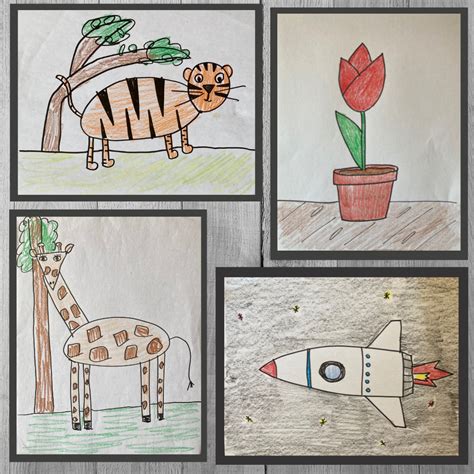 Drawing in Kindergarten: Teaching Little Ones How to Draw.